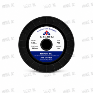 Quality .010" (0.25 mm) hard brass EDM wire 22 lb P10 spool for wire EDM machines with 950 N/mm² tensile strength