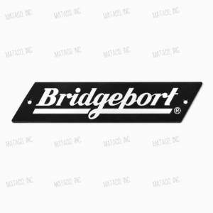 Bridgeport milling machine ram name plate 1060502 BPB11060502 replacement plate for Series 1 J-Head mill