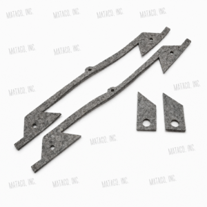 Bridgeport milling machine full-length felt way wiper kit M1602 M1163 2060123 12060123 replacement parts for Series 1 J-Head mill