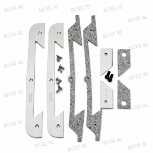 Bridgeport milling machine complete wiper kit plates felts and screws M1602 M1153 M1212 M1214 replacement parts