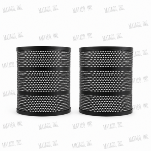 Two DS-43 5 micron Wire EDM filters with small offset connector for Mitsubishi, Makino, and Hitachi machines