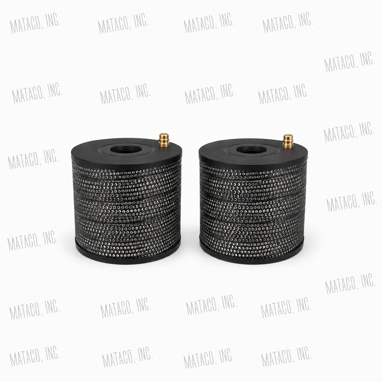 Two DS-43F 5 micron Wire EDM filters with large offset connector and steel casing for Fanuc Wire EDM machines