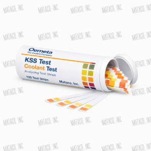 Oemeta Easy Check test strips for measuring coolant concentration, pH, and water quality in metalworking fluids