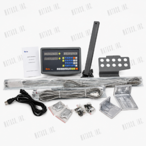 Two axis digital readout DRO kit for 9 x 42 inch milling machine with glass scales DS-2V