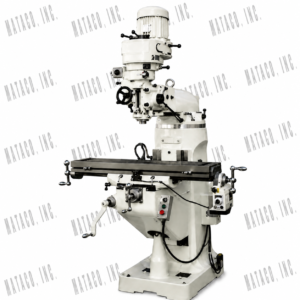 MS942 3HP step pulley vertical turret milling machine with 9 x 42 work table and R8 spindle
