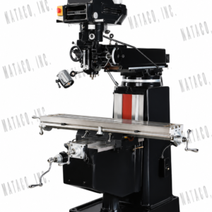 MV1054-KV3 vertical turret milling machine with 10 x 54 work table and variable speed R8 spindle