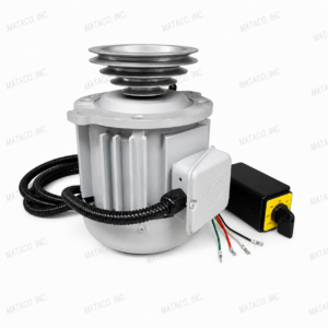 3 HP 3-phase step pulley replacement motor for Bridgeport-type import milling machines, VSM3-SP